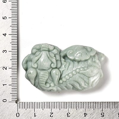 Natural Calcite Carved Pendants G-K349-03A-1