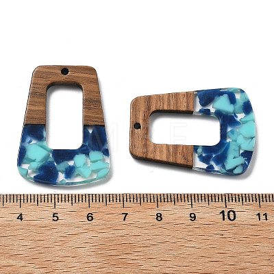 Resin and Walnut Pendants FIND-R051-02B-1