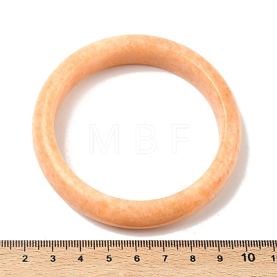Natural Pink Aventurine Bangles BJEW-R296-04-1