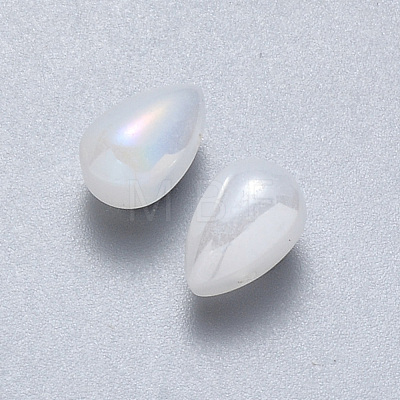 Transparent Spray Painted Glass Charms GLAA-R211-03-D06-1