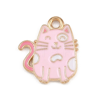 Valentine's Day Alloy Enamel Pendants ENAM-I084-01KCG-03-1