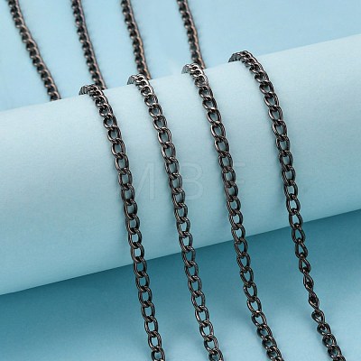 Iron Twisted Chains Curb Chains CHS007Y-B-1