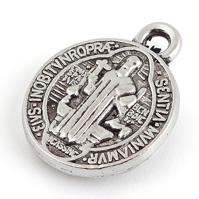 Tibetan Style Alloy Pendants X-TIBE-S298-190AS-LF-1