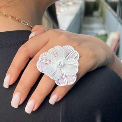 Zinc Alloy Rhinestone Cuff Open Rings for Women MI0617-2-1