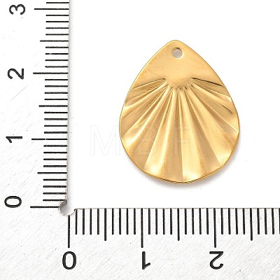 304 Stainless Steel Pendants STAS-F349-05G-02-1