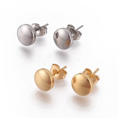 304 Stainless Steel Stud Earrings EJEW-I235-08-1