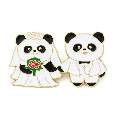 Newly-married Theme Enamel Pins JEWB-E039-01LG-04-1