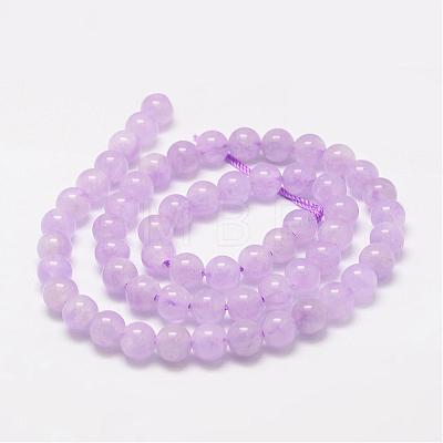 Natural Amethyst Beads Strands G-F306-11-7mm-1
