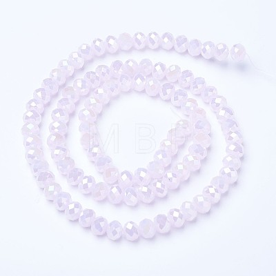 Electroplate Glass Beads Strands EGLA-A034-J3mm-B04-1