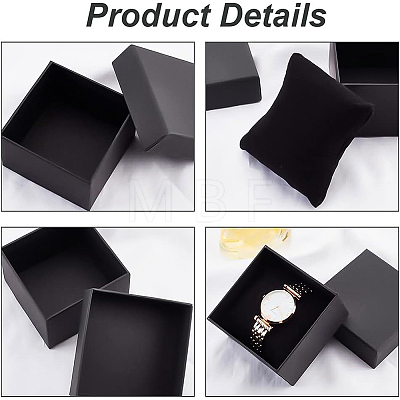 Kraft Paper Cardboard Jewelry Boxes CBOX-BC0001-23-1