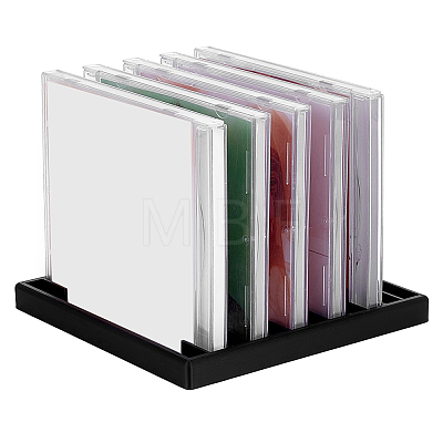 12 Grids Plastic CD Storage Racks AJEW-WH0643-111B-1