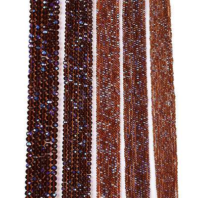 Electroplate Glass Beads Strands EGLA-A044-T1mm-L02-1