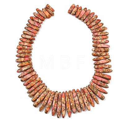 Synthetic Imperial Jasper Graduated Beads Strands G-L647-C01-01A-1