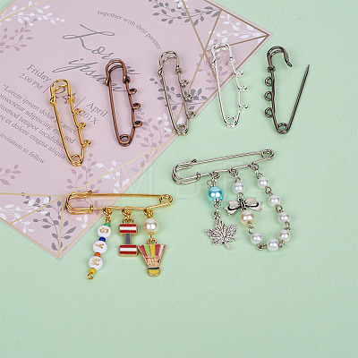 Iron Brooch Findings X-KK-Q491-G-1