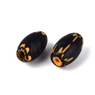 Handmade Millefiori Glass Barrel Beads LA-N002-09G-1