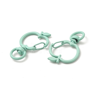Spray Painted Alloy Swivel Lobster Claw Clasps FIND-A027-04-1
