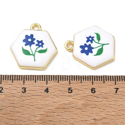 Printed Brass Pendants KK-CBAF9BC-14G-03-1