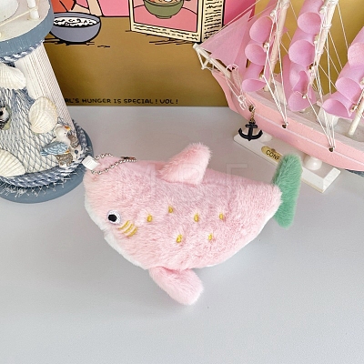 Cartoon Shark Cloth Plush Doll Pendant Decorations PW-WG79389-03-1