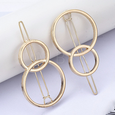 Alloy Hollow Geometric Hair Pin PHAR-N005-009G-1