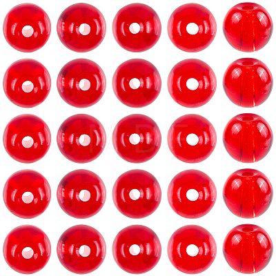 250Pcs Glass Round Beads GLAA-SP0001-49A-1