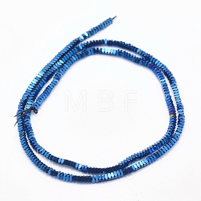 Electroplate Non-magnetic Synthetic Hematite Beads Strands G-L489-D02-1