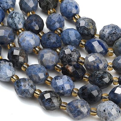 Natural Dumortierite Beads Strands GG-CBA4A3B-A07-1