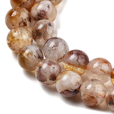 Natural Citrine Beads Strands G-P569-A01-01-1