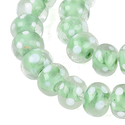 Handmade Lampwork Beads Strands LAMP-N037-05C-1