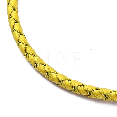 Polyester Cord Braided Bracelet Makings MAK-Z003-01P-08-1