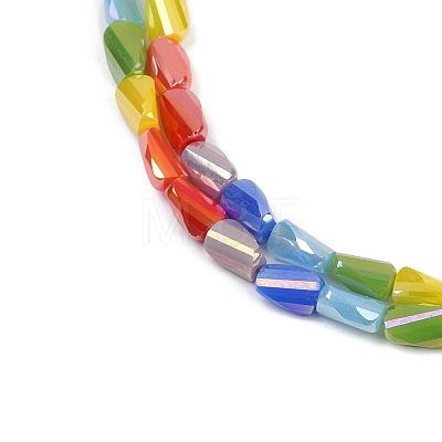 Electroplate Glass Beads EGLA-D300-01A-1