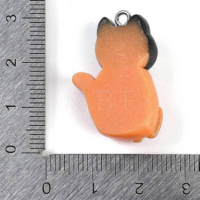 Halloween Theme Resin Pendants RESI-M046-01A-01-1