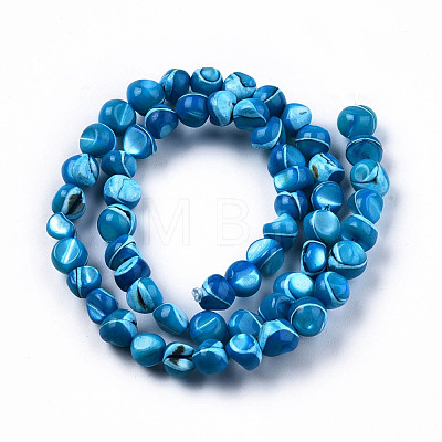 Natural Trochid Shell/Trochus Shell Beads Strands SSHEL-N032-48-A03-1
