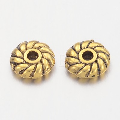 Tibetan Style Alloy Spacer Beads GLF10764Y-NF-1