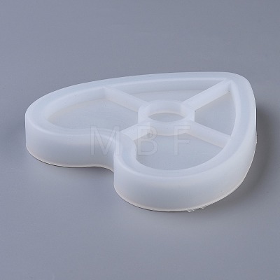 DIY Heart Coaster Silicone Molds DIY-P010-31-1
