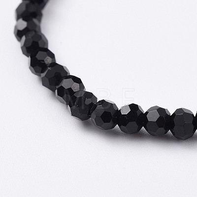 Glass Beads Stretch Bracelets BJEW-JB04756-03-1