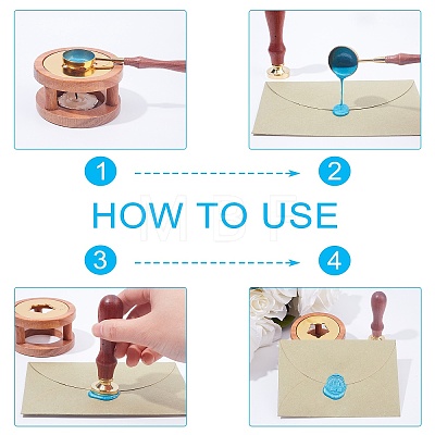 DIY Wax Seal Stamp Kits DIY-CP0003-52C-1
