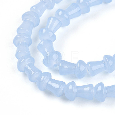 Baking Paint Glass Beads Strands DGLA-N007-01G-1
