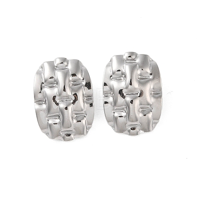 304 Stainless Steel Earrings EJEW-O004-17P-1