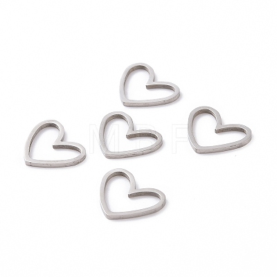 Non-Tarnish 201 Stainless Steel Linking Rings X-STAS-R111-LA105-01-1