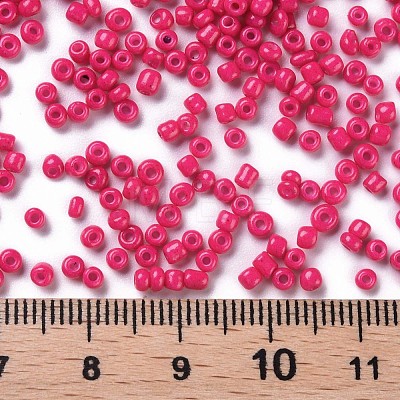 Baking Paint Glass Seed Beads SEED-S001-K5-1