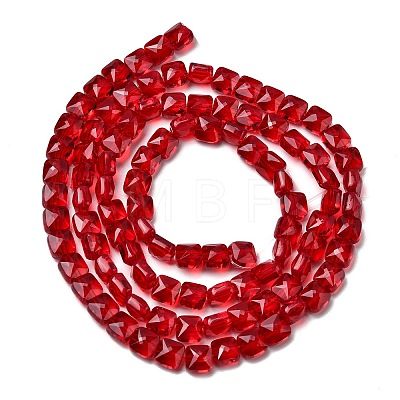 Transparent Glass Beads Strands GLAA-L050-A16-1