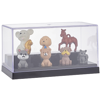 Transparent Acrylic Toys Action Figures Display Boxs ODIS-WH0030-76-1