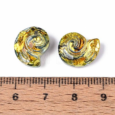 140Pcs Electroplate Glass Charms EGLA-T029-05C-1