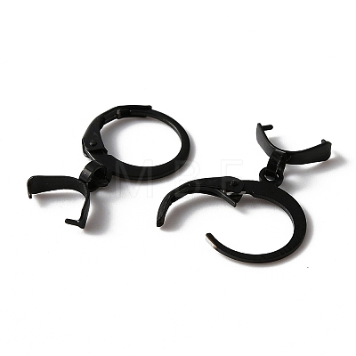 304 Stainless Steel Leverback Earring Finding X-STAS-WH0022-87EB-1