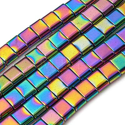 Electroplated Non-magnetic Synthetic Hematite Beads Strands G-C106-B02-16B-1