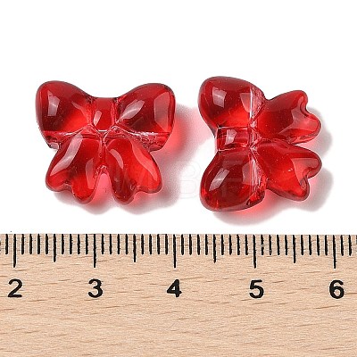 Transparent Spray Paint Glass Beads GLAA-Z011-02B-1