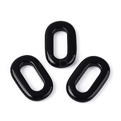 Natural Black Obsidian Pendants G-Q601-12H-1