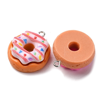 Opaque Resin Pendants CRES-D309-02P-1