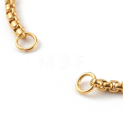 304 Stainless Steel Box Chain Bracelet Making AJEW-JB00992-1