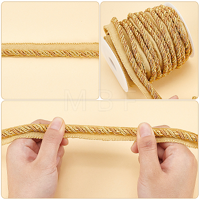 1 Bundle Polyester Twist Lip Cord Trim SRIB-WR0001-10C-1